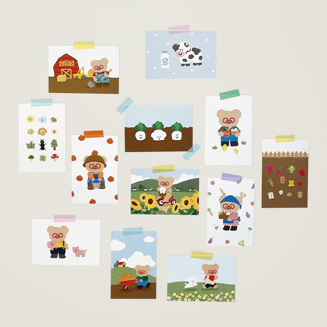 TINY FOREST POSTCARDS